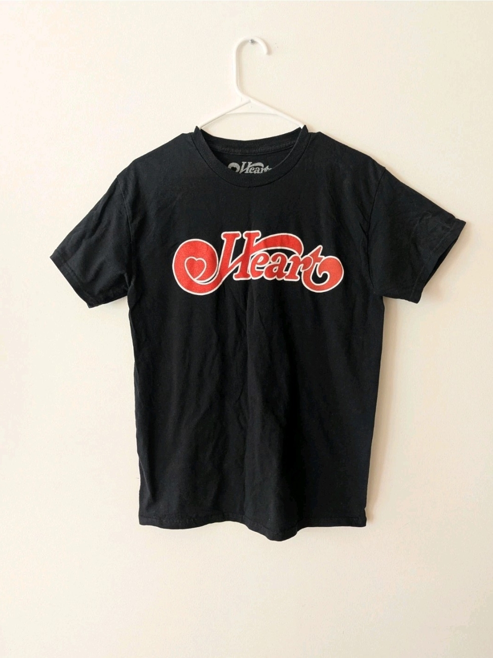 Heart Royal Flush Tour T-Shirt Black Band Tee Concert Rock Graphic Shirt